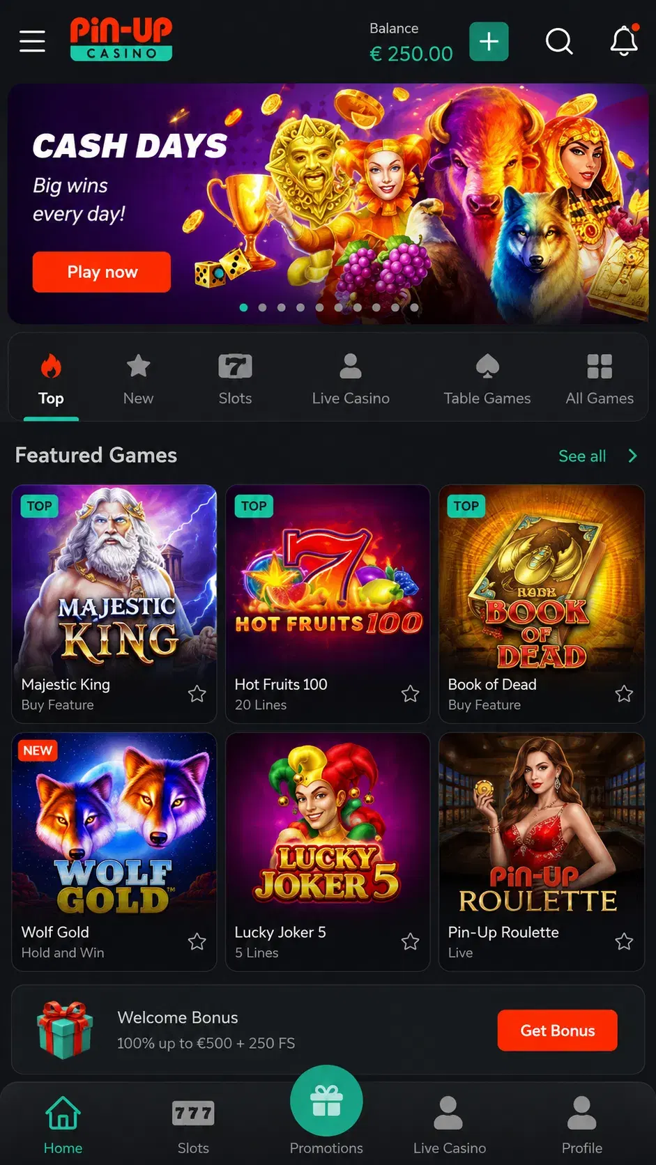 Casino screenshot 1